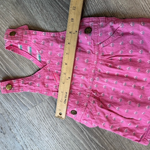 Vintage Oshkosh floral dress pink 24m - Picture 7 of 7